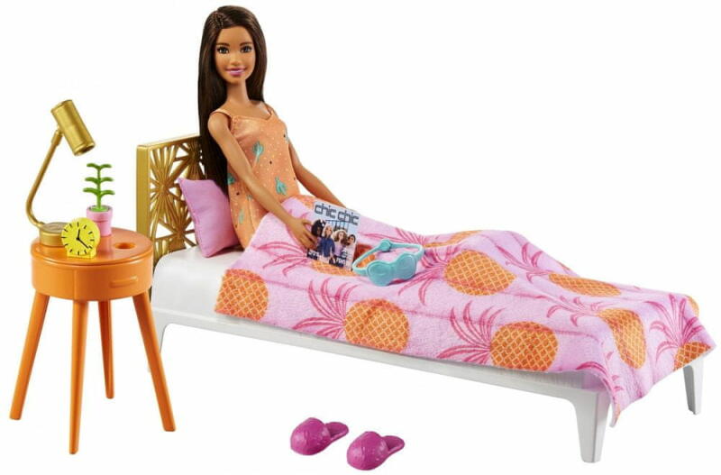 Vásárlás: Mattel Barbie - Hálószoba játékszett babával és kiegészítőkkel  (GRG86) Barbie baba árak összehasonlítása, Barbie Hálószoba játékszett  babával és kiegészítőkkel GRG 86 boltok