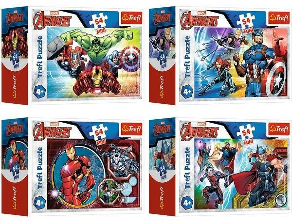 Marvel - Bosszúállók mini puzzle 54 db-os - többféle (54166)