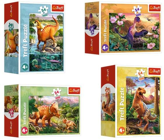 Dinoszauruszok mini puzzle 54 db-os (54194)