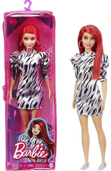 Vásárlás: Mattel Barbie: Baba 168 Fashionistas divatos zebra mintás ruhával  Barbie baba árak összehasonlítása, Barbie Baba 168 Fashionistas divatos  zebra mintás ruhával boltok
