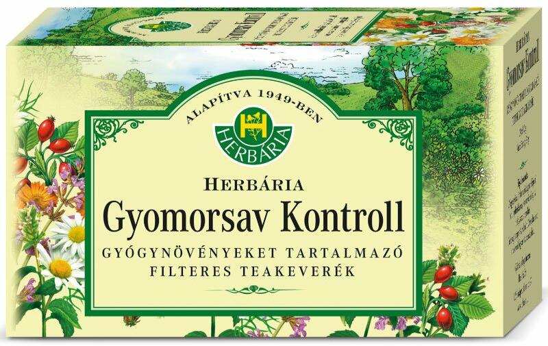 Vásárlás: Herbária Gyomorsav kontroll teakeverék 20 filter Tea, gyógytea  árak összehasonlítása, Gyomorsavkontrollteakeverék20filter boltok