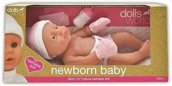 Vásárlás: Dolls World Újszülött kislány baba - 38cm Játékbaba árak  összehasonlítása, Újszülött kislány baba 38 cm boltok
