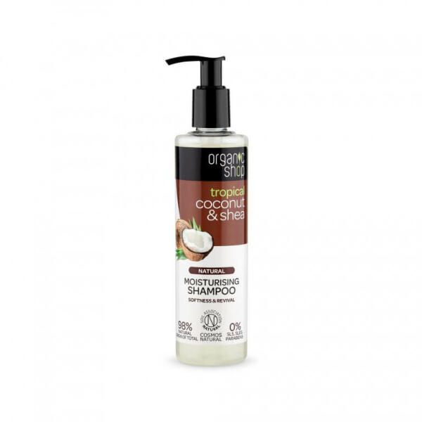 Natural Coconut & Shea hidratáló sampon 280 ml