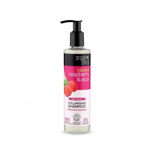 Natural Raspberry & Acai tömegnövelő tisztító sampon 280 ml
