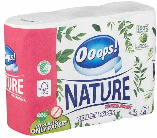 Vásárlás: Ooops! Nature 6db WC-papír árak összehasonlítása, Nature 6 db  boltok