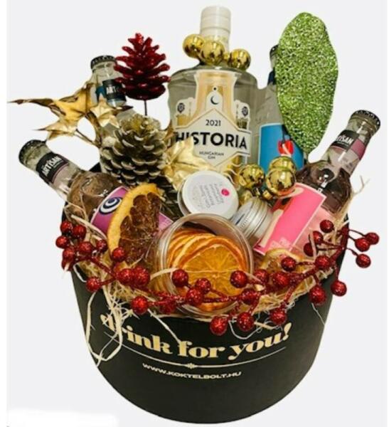 Vásárlás: Karácsonyi Historia gin tonik ajándékcsomag kerek fekete  díszdobozban Ajándékkosár árak összehasonlítása,  KarácsonyiHistoriagintonikajándékcsomagkerekfeketedíszdobozban boltok