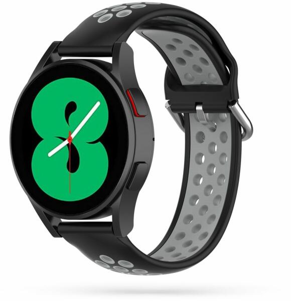 Vásárlás: Samsung Galaxy Watch Active 2 okosóra szíj - fekete-szürke  szilikon szíj Sportóra, okosóra kiegészítő árak összehasonlítása, Galaxy  Watch Active 2 okosóra szíj fekete szürke szilikon szíj boltok