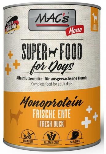 MAC's Mac's Dog Monoprotein Adult, консерва за пораснали кучета с  чувствителни стомаси, БЕЗ ЗЪРНО, с пуйка (мин. 70% месо), 800 гр - Германия  - 961VE Храна за кучета Цени, оферти и мнения,
