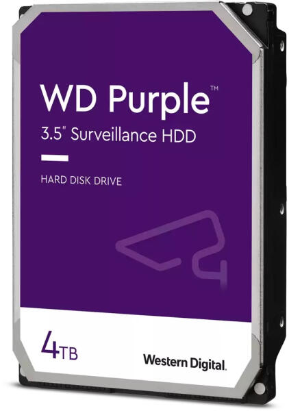 Western Digital WD Purple 3.5 4TB 5400rpm 256MB SATA3 (WD42PURZ) (Hard Disk)  - Preturi