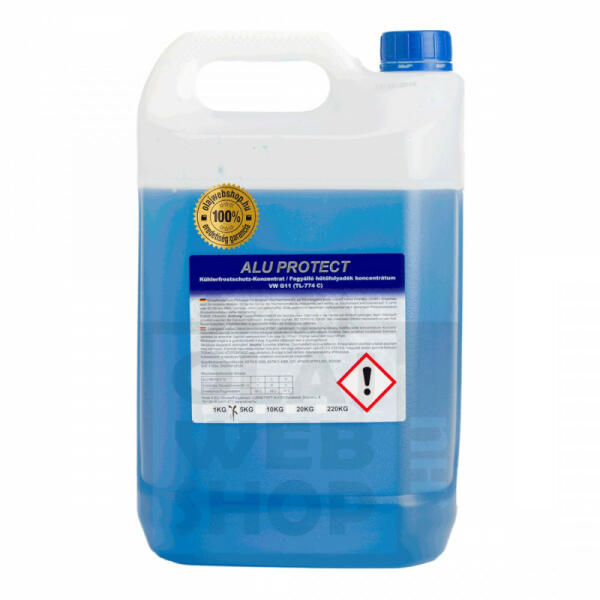Vásárlás: Alu Protect 72 Fagyálló koncentrátum kék G11 -72°C 5kg Fagyálló  folyadék árak összehasonlítása, 72 Fagyálló koncentrátum kék G 11 72 C 5 kg  boltok