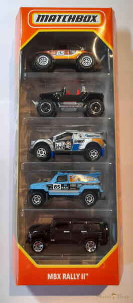 4 pieces Matchbox MBX Rally II Ghe-O Predator International Scout 4x4