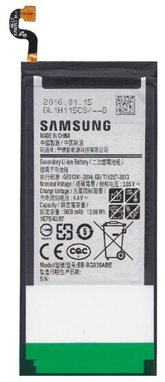 Samsung akku 3600 mAh LI-ION (belső akku, beépítése szakértelmet igényel)  Samsung Galaxy S7 EDGE (SM-G935) (EB-BG935ABE / GH43-04575A / EB-BG935ABU)  vásárlás, olcsó Samsung Mobiltelefon akkumulátor árak, akciók