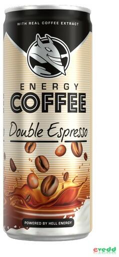 Vásárlás: Hell Coffee Double Espresso 250ml Energiaital árak  összehasonlítása, Coffee Double Espresso 250 ml boltok