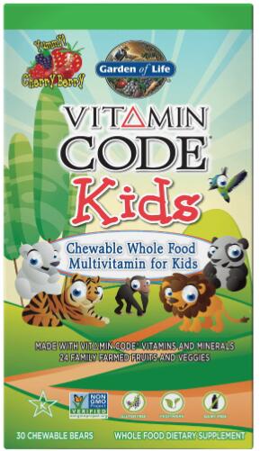 Vásárlás: Garden of Life Vitamin Code Kids (multivitamin gyerekeknek) - 30  maci Táplálékkiegészítő árak összehasonlítása, Vitamin Code Kids  multivitamin gyerekeknek 30 maci boltok