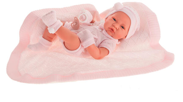 Vásárlás: Antonio Juan Antonio csecsemő baba rózsaszín ruhában takaróval -  42cm Játékbaba árak összehasonlítása, Antonio csecsemő baba rózsaszín  ruhában takaróval 42 cm boltok