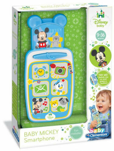 Vásárlás: Clementoni Disney Baby - Mickey egér okostelefon fénnyel és  hanggal Interaktív játék árak összehasonlítása, Disney Baby Mickey egér  okostelefon fénnyel és hanggal boltok