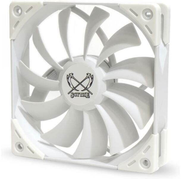 Scythe Kaze Flex 120 WEISS PWM (KF1225FD12W-P) (Ventilator carcasa