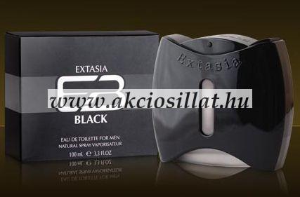 Extasia Black by New Brand, 3.3 oz EDT Spray for Men