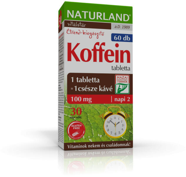 Koffein tabletta, 60 db