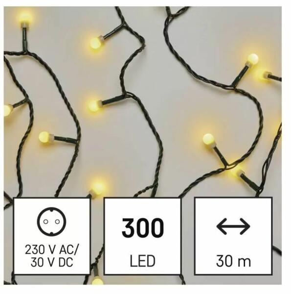 Vásárlás: EMOS LED karácsonyi fényfüzér cseresznye golyók 30 m meleg fehér  időzító (D5AW04) Kültéri izzósor árak összehasonlítása, LED karácsonyi  fényfüzér cseresznye golyók 30 m meleg fehér időzító D 5 AW 04 boltok
