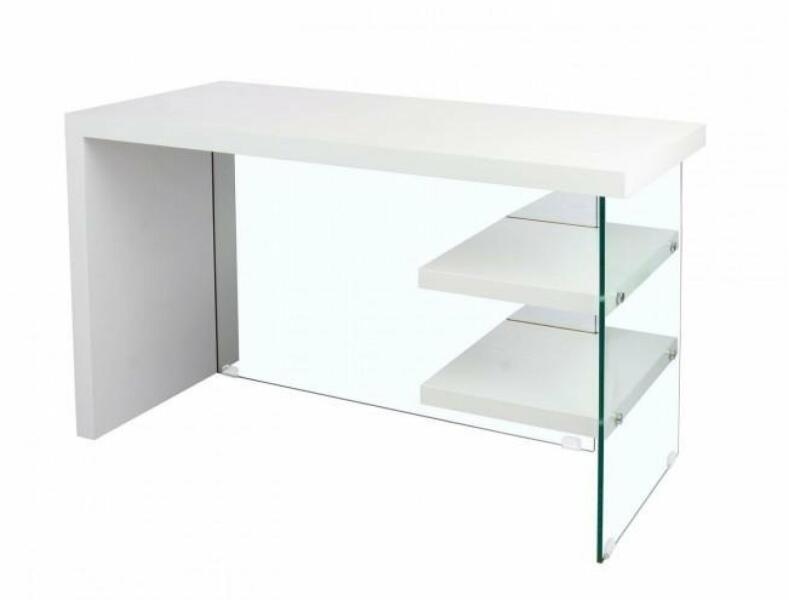 Vásárlás: Bizzotto WHITE WOOD átlátszó üveg íróasztal Íróasztal,  számítógépasztal árak összehasonlítása, WHITEWOODátlátszóüvegíróasztal  boltok