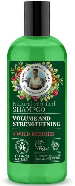 Erősítő és volumennövelő sampon 5-féle bogyóval 260 ml