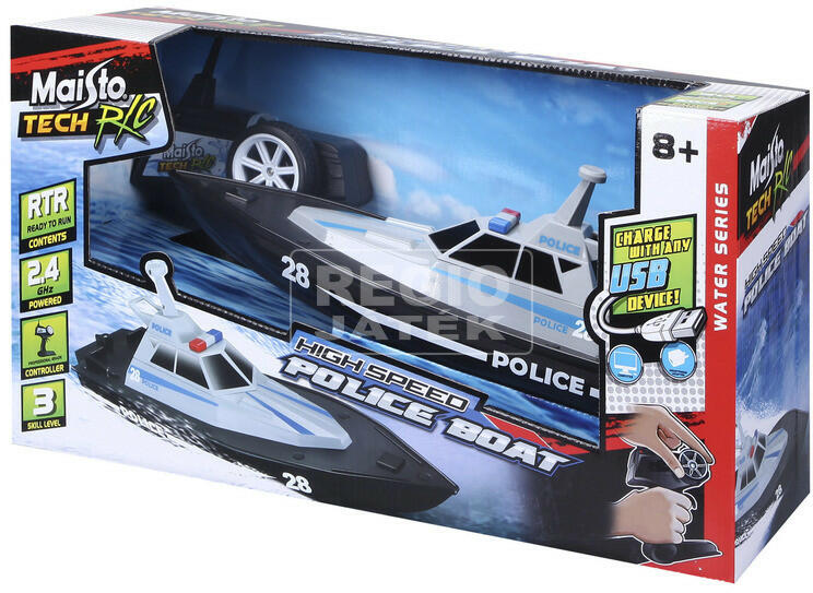 Vásárlás: Maisto Tech távirányítós hajó -Rendőrség (53208) Távirányítós  játék, RC jármű árak összehasonlítása, Tech távirányítós hajó Rendőrség  53208 boltok