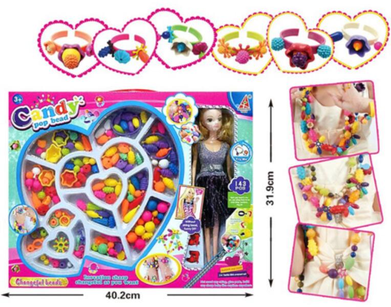 Candy ékszerkészítő szett babával (MKK234312)