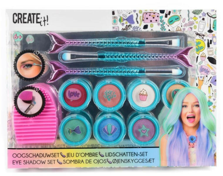 Create It! Sellő szemhéjpúder 11 db-os készlet (84143)