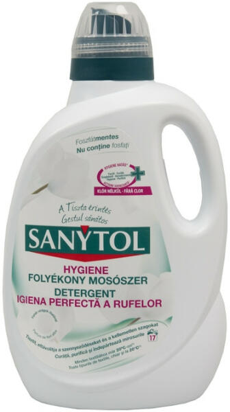 Vásárlás: Sanytol Hygiene 1,65 ml Mosószer, mosópor árak összehasonlítása,  Hygiene 1 65 ml boltok
