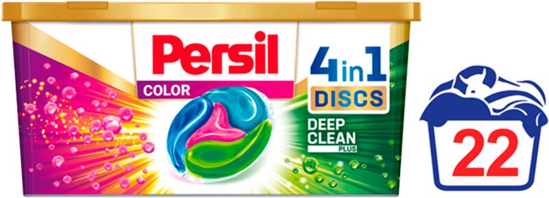 Vásárlás: Persil Discs Color 4in1 22 db Mosószer, mosópor árak  összehasonlítása, Discs Color 4 in 1 22 db boltok
