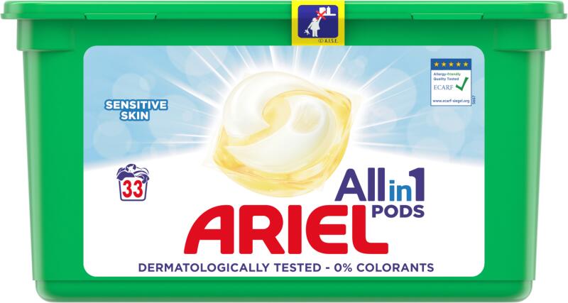Vásárlás: Ariel Sensitive 33 db Mosószer, mosópor árak összehasonlítása,  Sensitive33db boltok