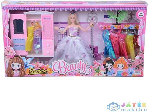 Vásárlás: Magic Toys Betty Baba Gardróbbal és divatos ruhákkal - 30cm  (MKK145563) Játékbaba árak összehasonlítása, Betty Baba Gardróbbal és  divatos ruhákkal 30 cm MKK 145563 boltok