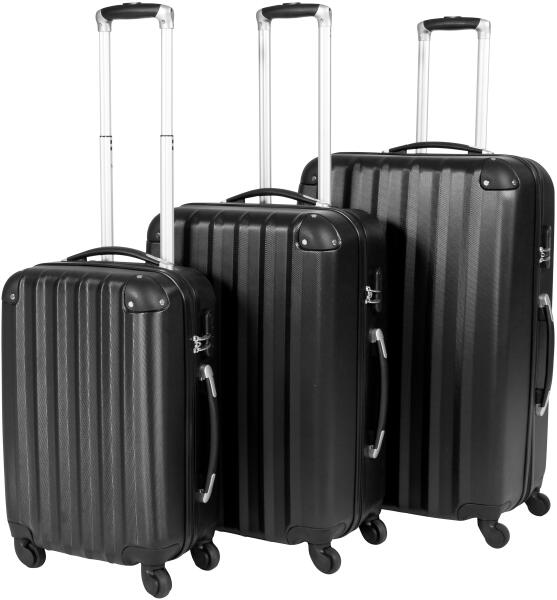 Vásárlás: tectake 400717 3 tartós utazó bőrönd készlet - fekete Bőrönd árak  összehasonlítása, 400717 3 tartós utazó bőrönd készlet fekete boltok