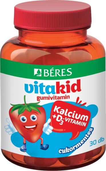 Vásárlás: BÉRES VitaKid Kalcium+D3-vitamin gumivitamin 30db  Táplálékkiegészítő árak összehasonlítása, VitaKid Kalcium D 3 vitamin  gumivitamin 30 db boltok