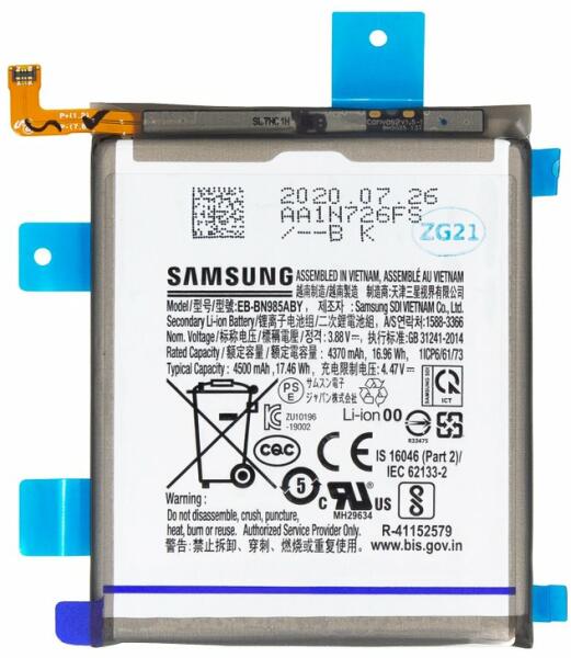 Samsung Baterie Samsung EB-BN985ABY Li-Ion 4500mAh (Service Pack)  (Acumulator telefon mobil) - Preturi