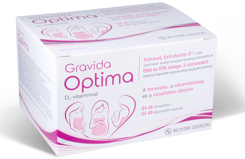 Gravida Optima filmtabletta + kapszula 2x84 db