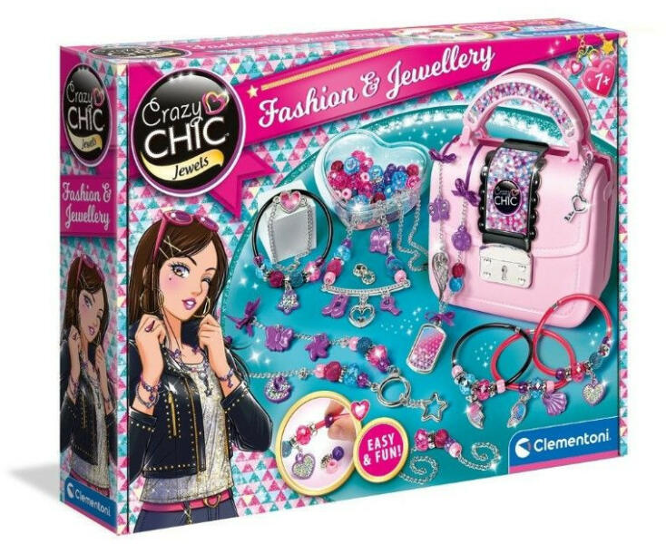 Crazy Chic Jewels - Fashion and Jewellery ékszerkészítő szett kézitáskával (17651)