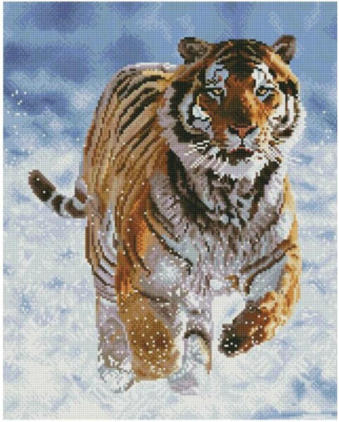 Vásárlás: Makana Tigris a hóban - Gyémántszemes kirakó készlet kerettel  40x50cm Kreatív játék árak összehasonlítása, Tigris a hóban Gyémántszemes  kirakó készlet kerettel 40 x 50 cm boltok