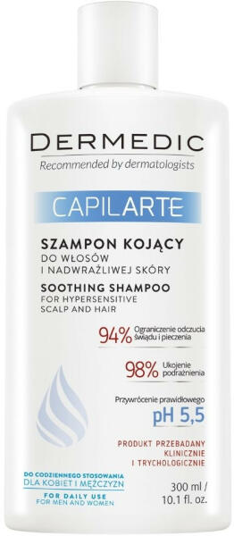 Capilarte nyugtató sampon érzékeny fejbőrre 300 ml