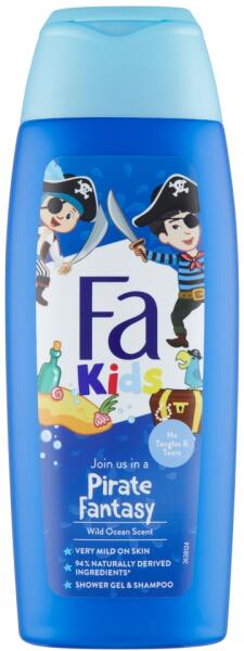 Kids tusfürdő és sampon friss illattal 250 ml