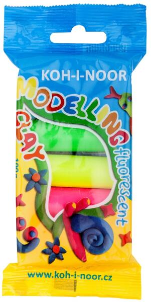 Neon modellező gyurma 5 színű 100 g (01315/7300003017)