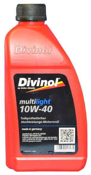 Vásárlás: Divinol 10W-40 Multilight 1 l Motorolaj árak összehasonlítása, 10  W 40 Multilight 1 l boltok