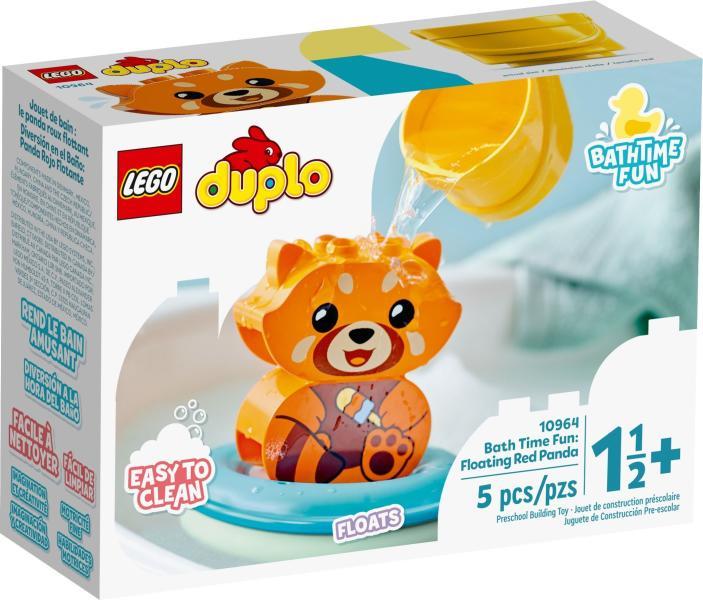 DUPLO® - Vidám fürdetéshez: úszó vörös panda (10964)