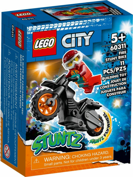 City Stuntz - Fire kaszkadőr motorkerékpár (60311)