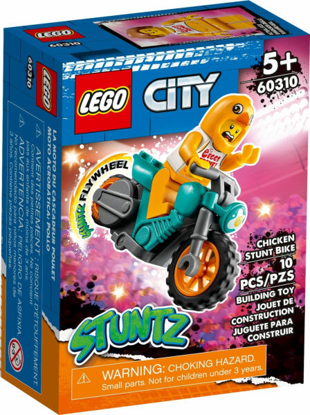 City Stuntz - Chicken kaszkadőr motorkerékpár (60310)