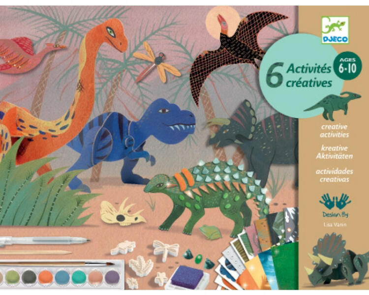 Dinóvilág 3D kreatív szett - The world of dinosaurs (DJ09331)