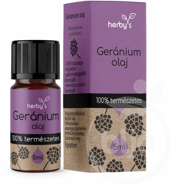 Vásárlás: Herby's Geránium 5ml Illóolaj árak összehasonlítása, Geránium 5  ml boltok