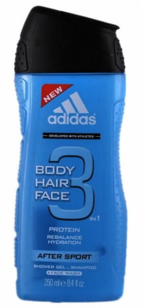 Vásárlás: Adidas After Sport tusfürdő és sampon 3in1 250 ml Sampon árak  összehasonlítása, After Sport tusfürdő és sampon 3 in 1 250 ml boltok