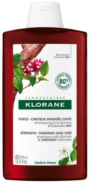 Quinine & Edelweiss Bio hajhullás elleni sampon 400 ml